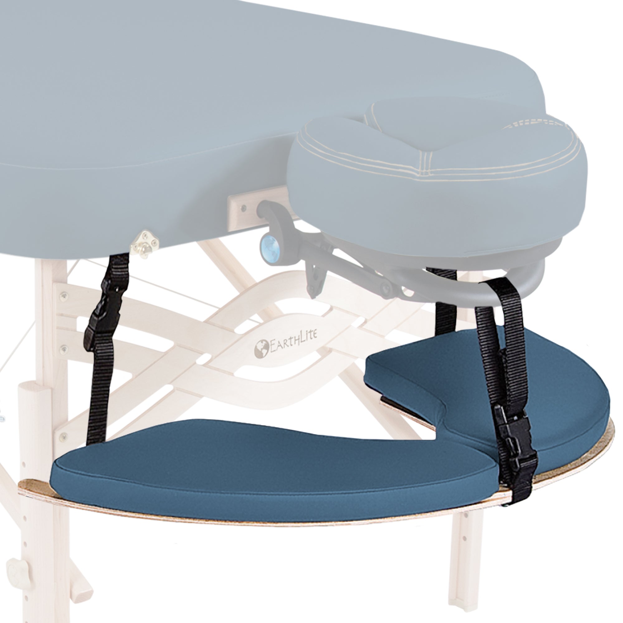 Frontseitig hängende Armstütze