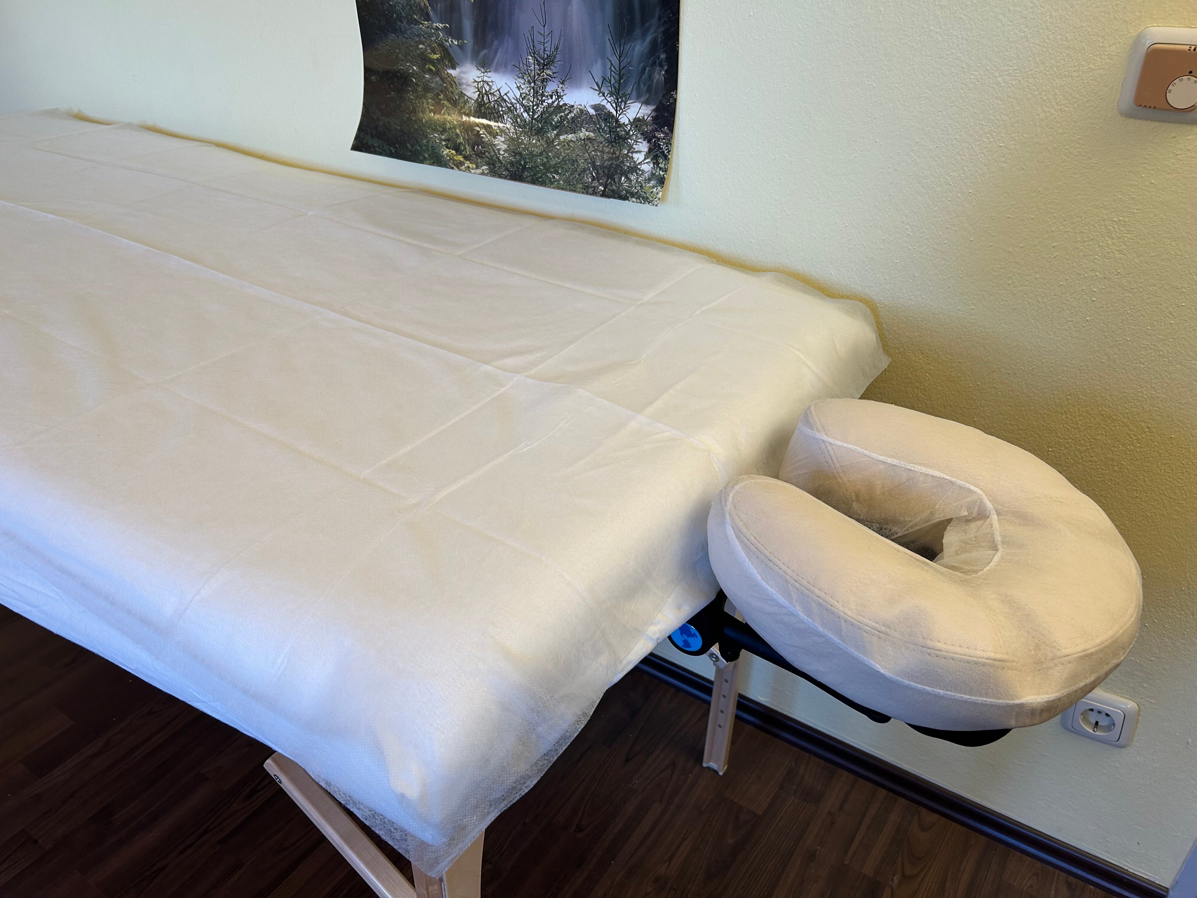 Einwegauflagen für Massageliege