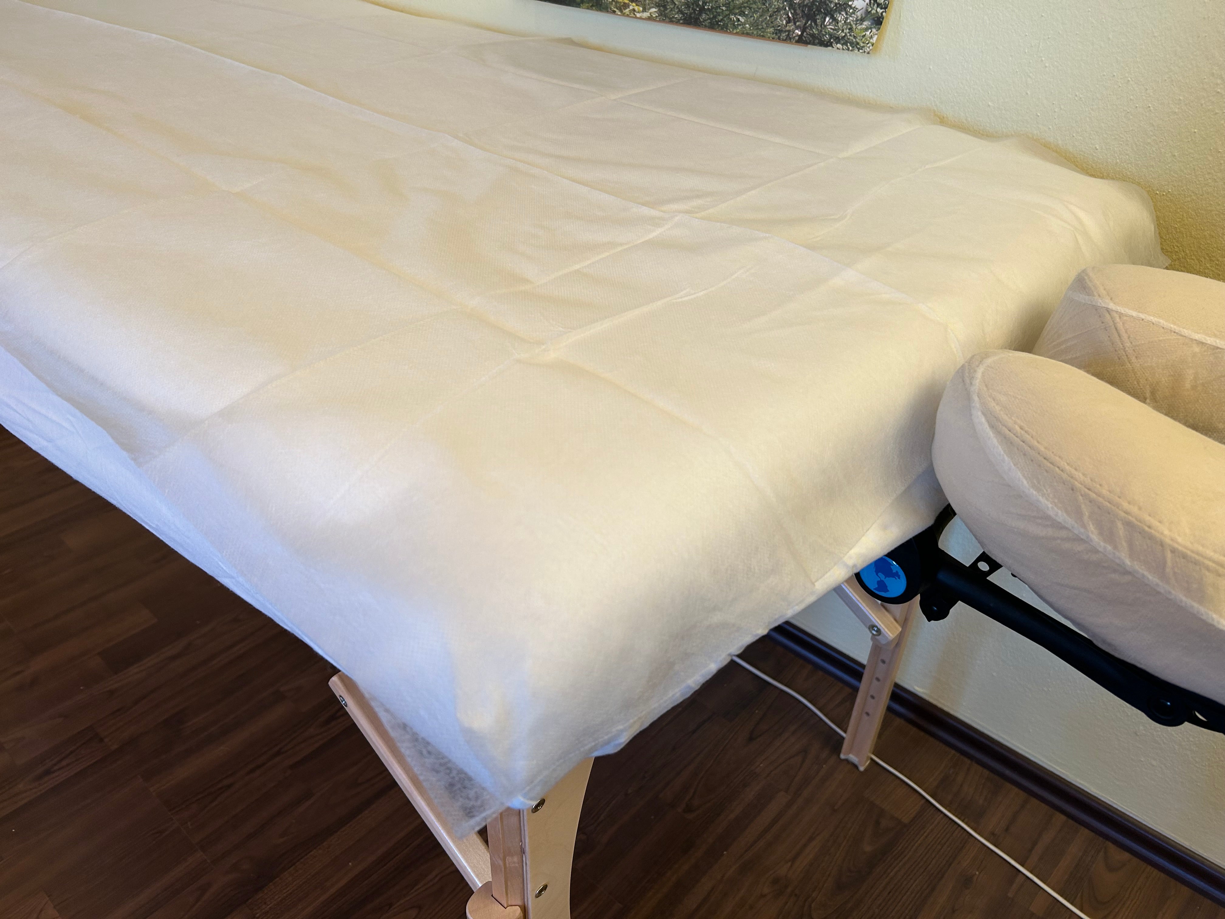 Einwegauflagen für Massageliege