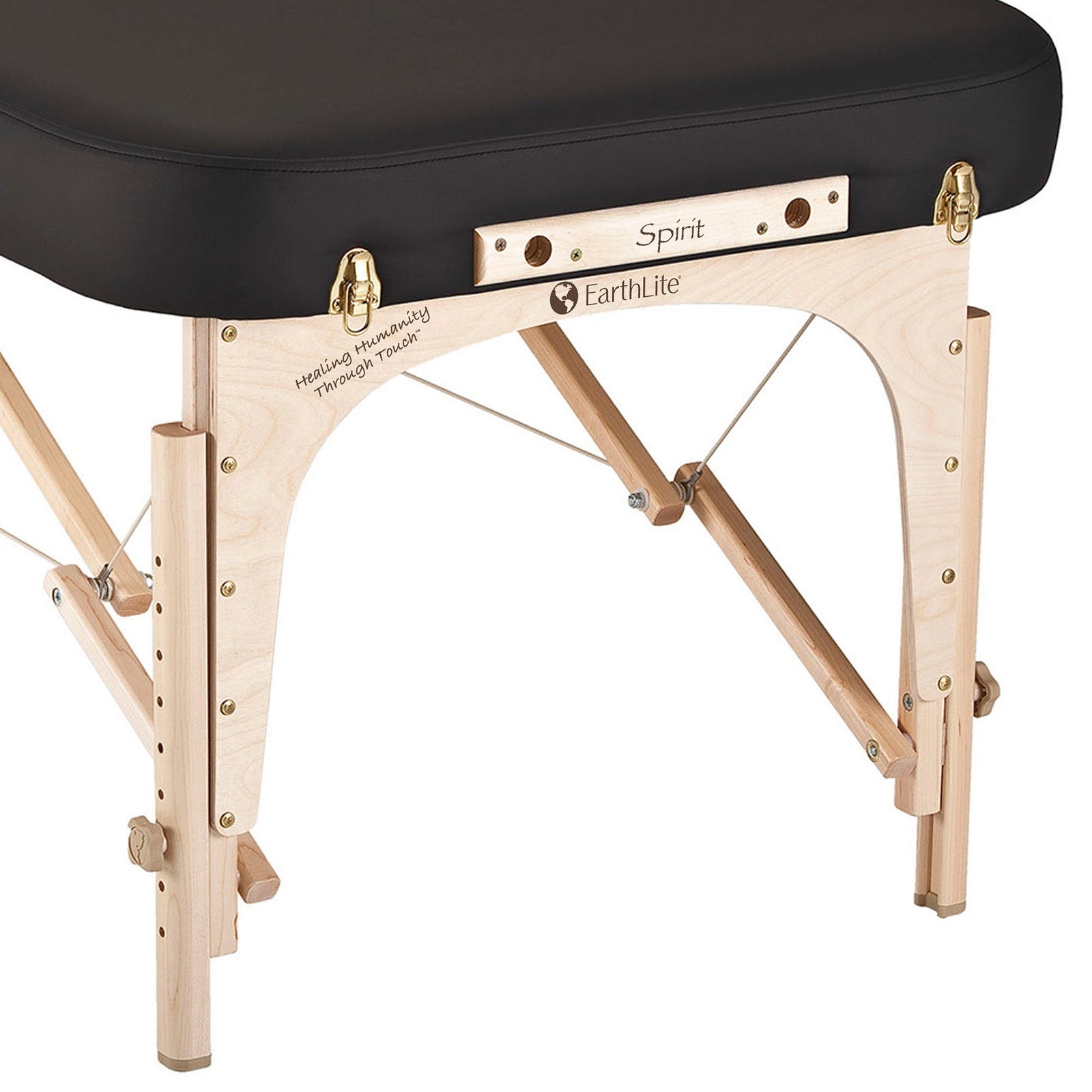 Earthlite Massageliege Spirit mit UltraLeather Bezug und Reiki-Blende beidseitig