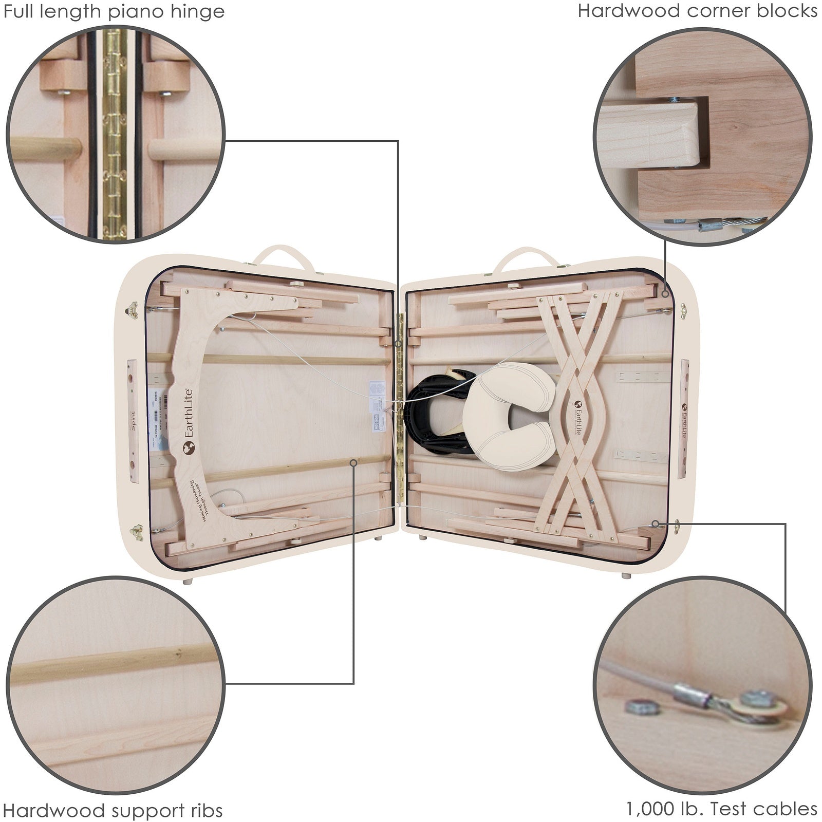 Earthlite Massageliege Spirit mit UltraLeather Bezug