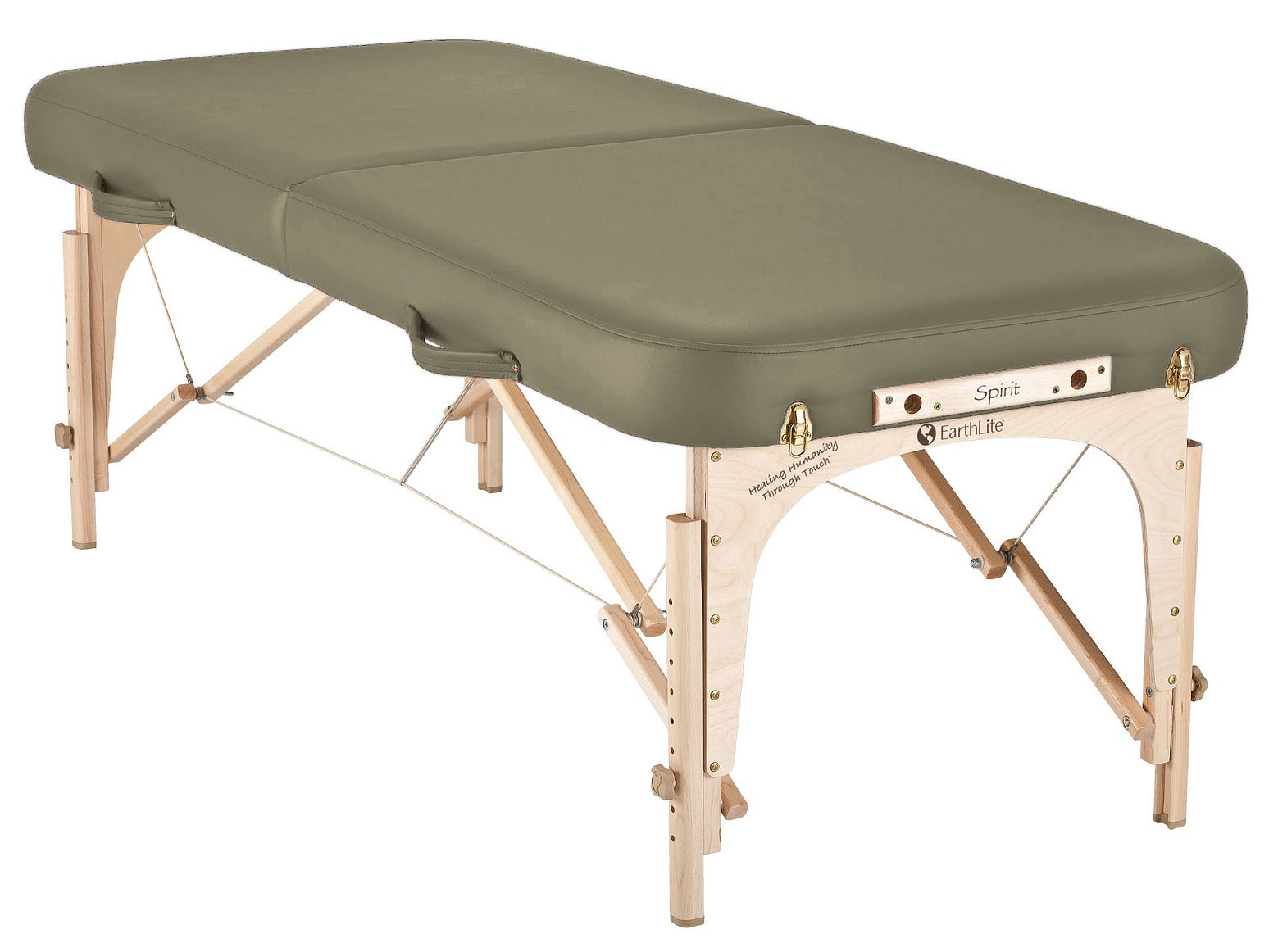 Earthlite Massageliege Spirit mit UltraLeather Bezug und Reiki-Blende beidseitig