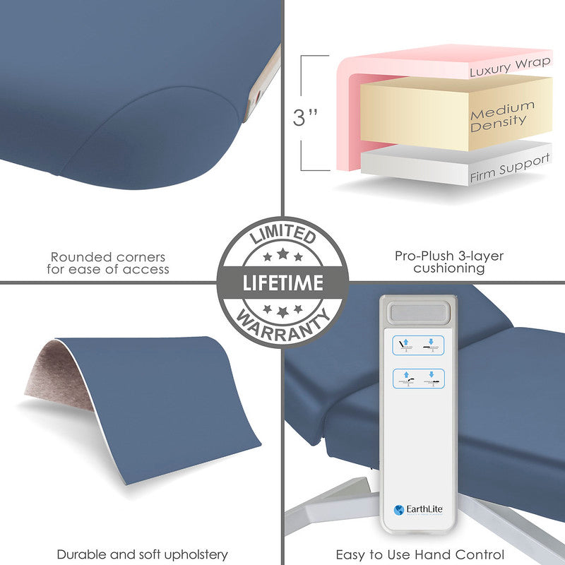 Earthlite Massageliege Ellora mit elektrisch verstellbarer Rückenlehne