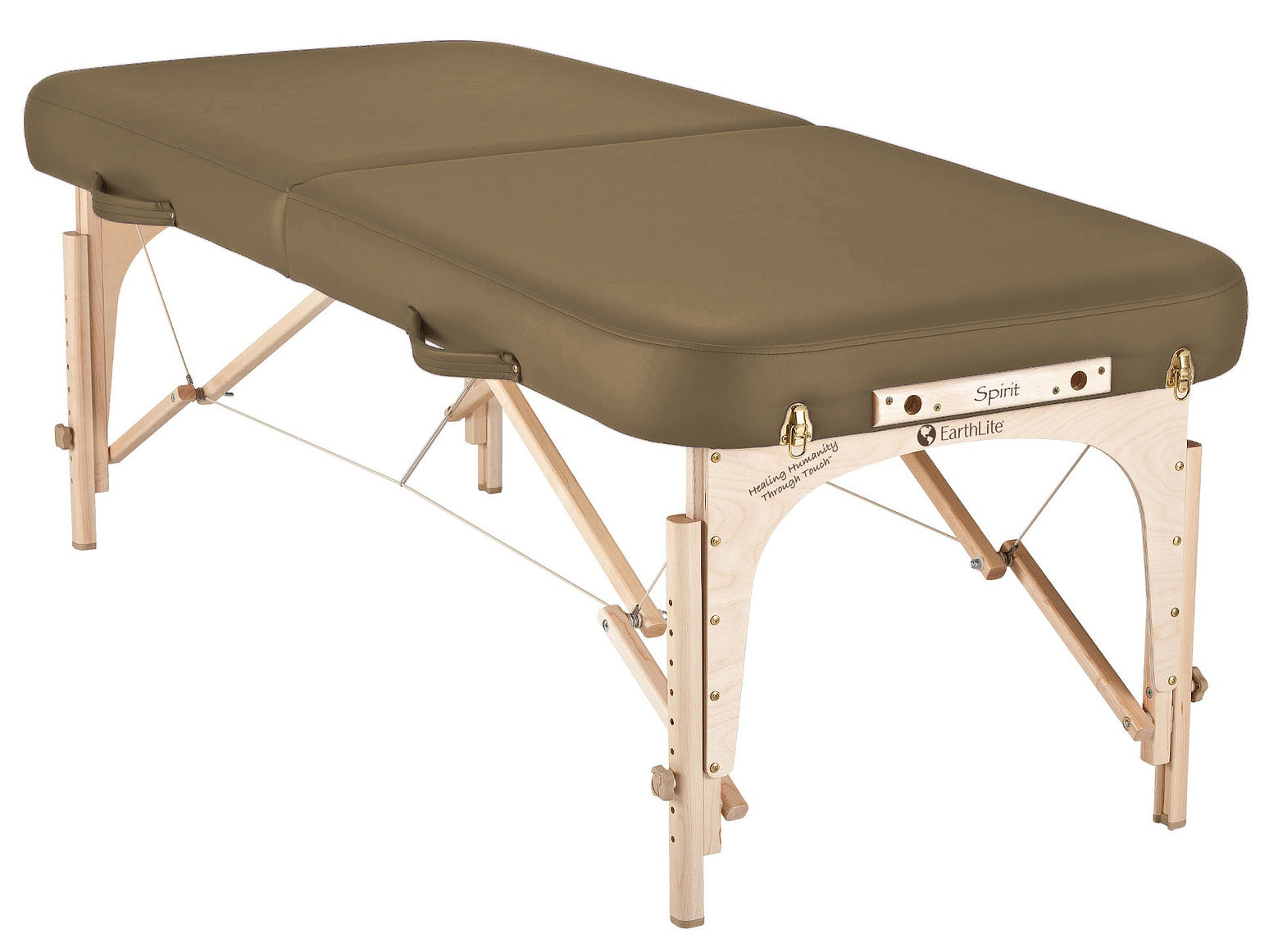 Earthlite Massageliege Spirit mit UltraLeather Bezug und Reiki-Blende beidseitig